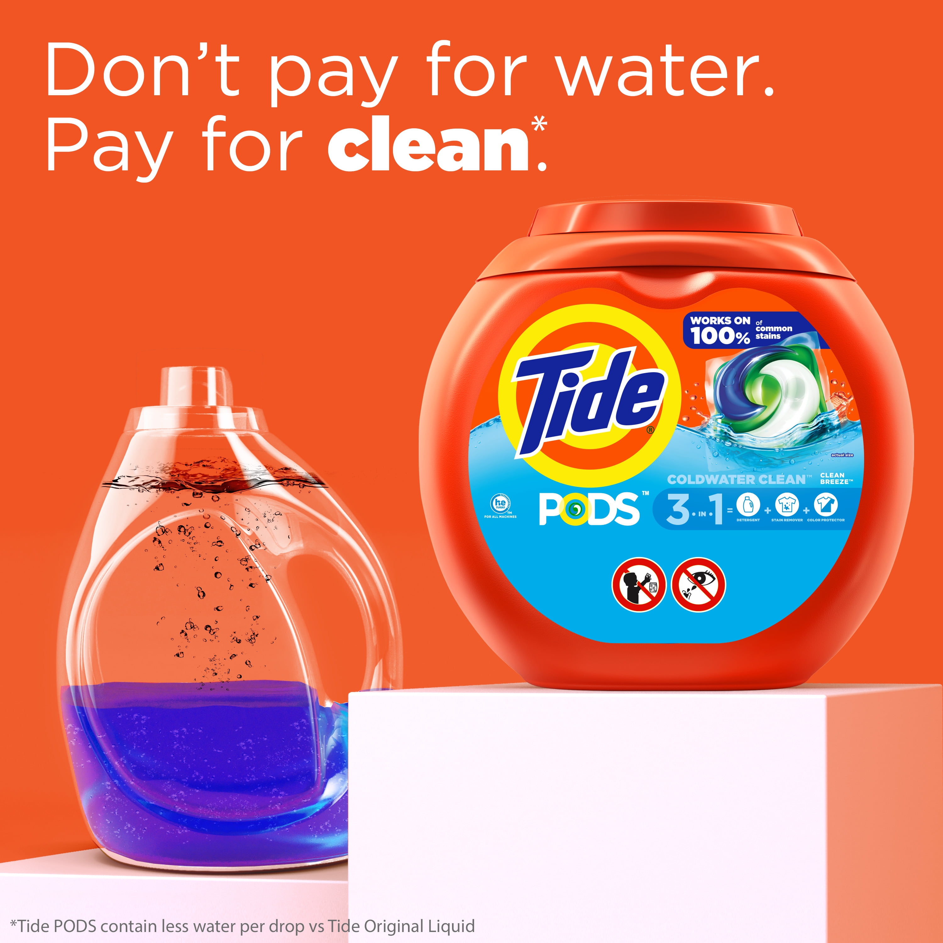 Tide Pods Clean Breeze, 42 Ct Laundry Detergent Pacs