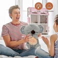 thumbnail image 5 of Relief Koala Breathing Stuffed Animal Baby Sound Machine Soother Koala Bear Anxiety Relief Koala Breathing with Sensory Music Lights(Grey), 5 of 5
