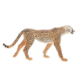 Leopard Figurine, Snow Leopard Play Statue for Boys and Girls Ages 3 and  Up, for