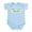 Sky Blue, variant on CafePress - Daddys Little Thrasher Infant Bodysuit - Baby Light Bodysuit, Size Newborn - 24 Months