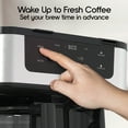 thumbnail image 4 of Savour Dual Coffee Maker, Programmable 12-Cup Coffee Pot & Single Serve Coffee Machine, 4 of 11