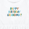 thumbnail image 4 of Inktastic Happy Birthday Grandma Girls Baby Dress, 4 of 5