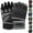Grey, variant on MRX Weightlifting Gloves Wrist Wrap Support Body Building Gym Grey XS