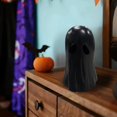 thumbnail image 4 of 3.94" Mini Ghosts Small Scary Ghost Figurines, Resin Ghost Sculpture Statue,Halloween Resin Figurine Decorative Tabletop Decor For Halloween Home Cute Collectible Party Decoration(Black), 4 of 8