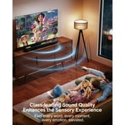 ULTIMEA 2.2ch Sound Bar for TV, Built-in Dual Subwoofer, 2 in 1 Separable Bluetooth 5.3 Soundbar , Bassmax Adjustable TV Surround Sound Bar, HDMI-ARC/Optical/Aux Home Theater Speakers, Wall Mount