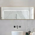 thumbnail image 4 of NeuType Full Length Mirror Floor Rectangle Gold 55"x16", 4 of 9