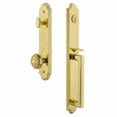 thumbnail image 2 of Grandeur Arc D Grip Single Cylinder Handleset with Windsor Knob, 2 of 5