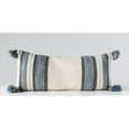 thumbnail image 3 of Creative Co-Op Cotton Knit Throw Pillow with Ruffle Edge, Multicolor, 3 of 7