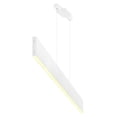 thumbnail image 3 of CWI Lighting Krista Contemporary Metal LED Chandelier in Satin White, 3 of 5