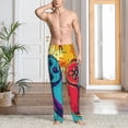 thumbnail image 2 of Balery Gaming Pantalones de pijama para hombre, pijama ultraligero, pantalón de descanso-3X-Large, 2 of 6