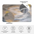 thumbnail image 3 of Grey Golden Door Mat Indoor Outdoor, Modern Oil Painting Abstract Non Slip Welcome Mat with Rubber Backing, Absorbent Fabric Front Door Mats Entryway Rug for Home Patio Entrance 20"x31.5", 3 of 9