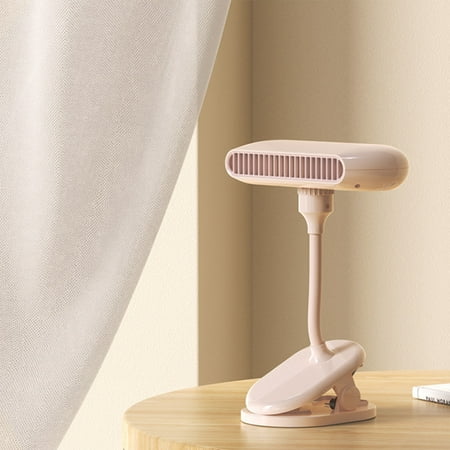 

Banghong Portable Desk Fan Quiet Cool & Air Circulating Monitor Clip On Fan For Office 2400mAh Rechargeable Battery Operated USB Small Fans For Home & Outdoor