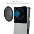thumbnail image 3 of PS5 Slim/Pro Dust Cover Protector, 4 Pack Fan Dustproof Filter Mesh, High-Density Breathable Mesh Dust Cover for Cooling Fan, Compatible with Digital & Disc Edition (Black), 3 of 6
