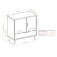 thumbnail image 7 of Pemberly Row 30" 2 Door and 1 Drawer Accent Cabinet in Dark Walnut, 7 of 7