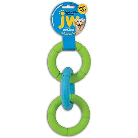 UPC: 0618940431329 | JW Invincible Chains Triple Dog Toy  4-Inch  Colors May Vary