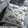 thumbnail image 2 of Manfei Cartoon Aircraft Fabric by the Yard (2 Yards) for Kids Boys, Airplane Plane Transportation Decorative Fabric by the Yard, Stars Clouds DIY Fabric, 2 of 6