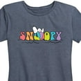 thumbnail image 3 of Peanuts - Snoopy Beach Ball - Women's Short Sleeve Graphic T-Shirt, 3 of 6