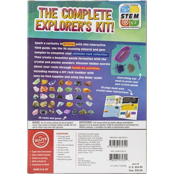 Maker Lab-Rocks Gems & Geodes (Ages 8 )