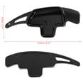 thumbnail image 2 of Pair Aluminum Alloy Black Steering Wheel Shift Paddle Shifter Extension Cover for Mercedes for benz CLA GLA GLK SLK M GL, 2 of 5