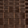 thumbnail image 7 of Red Lantern 3 ft. Short Diamond Weave Fiber Folding Screen - Dark Mocha - 4 Panel, 7 of 7