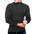 thumbnail image 4 of Big and Tall Shirts for Men Shirts Long Sleeve Turtle Neck Thermal Thick Warm Sweatshirts Slimt Fit Pullover Workout Top Mens Graphic T T Shirt Hoodies for Men Mens Tall Sizes Night M, 4 of 7