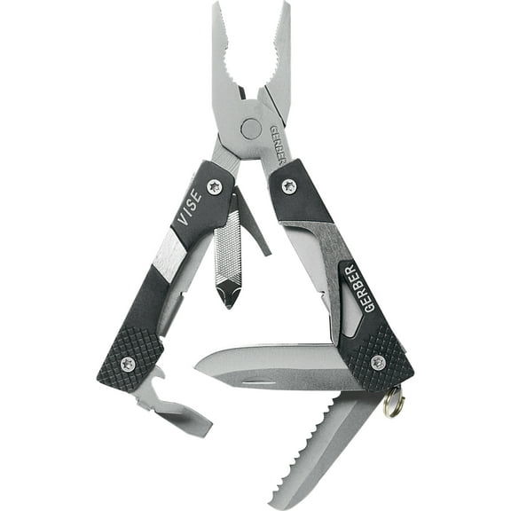 Gerber Gear Vise Pocket Tool, Black, Stainless Steel