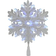 Holiday Time LED Snowflake Tree Topper