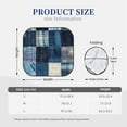thumbnail image 3 of Vsdgher Indigo Patchwork Quilt Print Car Windshield Sun Shade, Reflective Sunshade Window Sunshade Sun Visor Protector Fit for Cars,Trucks,SUVs-Small, 3 of 6