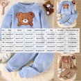 thumbnail image 3 of KPOPLK Boys Clothes Pullover Long Sleeve Crewneck Sweatshirt Pants 2Pcs Fall Winter Lounge Outfits Set 6 9 12 18 Months 2T 3T Dark Gray Size 2-3 Years, 3 of 7