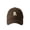 Coffee, variant on Mens Baseball Cap Letter R Embroidered Soft Crown Curved Brim Adjustable for Daily Commute Outdoor Casual (Coffee Free Size)
