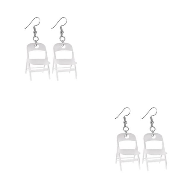 Pendientes de silla plegables ligeros y de moda Qarigey de aleación movimiento blanco