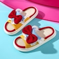 thumbnail image 3 of Zapatillas de lino para mujer para todas las estaciones, zapatillas transpirables de suela gruesa para que la princesa fugitiva las use en casa, silenciosas, antideslizantes, lindas zapatillas de dibu, 3 of 5