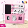 thumbnail image 3 of Kids House Cocina Urban Pink Kitchen: Encantadora Cocina de Juguete de Madera para Niñas, Fomenta la Creatividad y el Aprendizaje a Través del Juego Imaginativo, 3 of 5