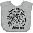 thumbnail image 3 of Inktastic Summer Vacation Mode Carmel Beach California Boys or Girls Baby Bib, 3 of 4