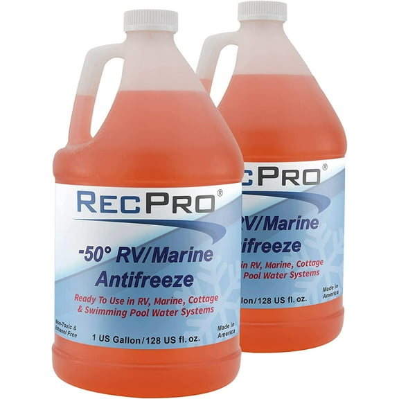 RecPro RV Antifreeze -50°F Protection Non-Toxic (2 hukfga)