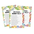 thumbnail image 1 of Inkdotpot 50 PackWho Knows Mommy BestBaby Shower GameCards Dinosaur Jungle Animals FunActivity Cards, 1 of 5
