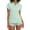 Mint green, variant on Tyhengta Women's Golf Polo Shirts Collared V Neck Short Sleeve UPF 50+ Quick Dry Tennis Shirt Dry Fit Moisture Wicking Mint green S