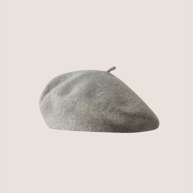 LinYooLi Hot Selling Autumn And Winter Wool Beret For Girls, Artistic And Retro, Versatile Korean Version Painter Hat, English Solid Color Felt Hat