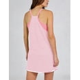thumbnail image 5 of otnbgsr Women's Casual Summer Tennis Dress Sleeveless V Neck Athletic Mini Dress with Built-In Shorts Striped Vacation Outfit, 5 of 8