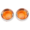 thumbnail image 2 of koolsoo 2 Pieces Motorcycle Turn Light Lens Covers Bezel for 1986 - The Latter Orange, 2 of 7
