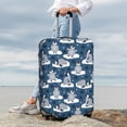 thumbnail image 4 of Wukai Snow Penguin Elastic Luggage Cover: Personalized Protection for Your Suitcase - Fits 19~29-inch, Washable & Durable Travel Companion-X-Large, 4 of 8