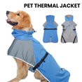 thumbnail image 2 of Visland Pet Jacket High Collar Design Reflective Dog Coat Warm Windproof Waterproof Pet Clothing for Cold Weather, 2 of 7