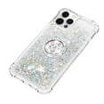 thumbnail image 4 of Funda para iPhone 12 PRO MAX con Brillo Líquido Flotante, Purpurina, Parachoques y Anillo Giratorio Soporte, 4 of 5