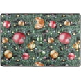 thumbnail image 4 of Dreamtimes Christmas Balls Tree Non-Slip Area Rug 72"x48", Colorful Xmas Soft Non Slip Washable Floor Mats for Indoor Front Porch,Living Room, Bedroom,Kitchen, 4 of 5