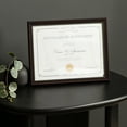 thumbnail image 2 of DesignOvation 8.5x11 Mahogany Document Certificate Picture Frame, 2 of 10