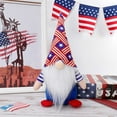 thumbnail image 6 of Hwkond Party Supplies & Decor Independence Day Decorations - Long Hat Gnome Decor - Patriotic Gnome Plush President Election Decorations, Fourth Of July Patriotic Decor Faceless Doll Gnomes, 6 of 9