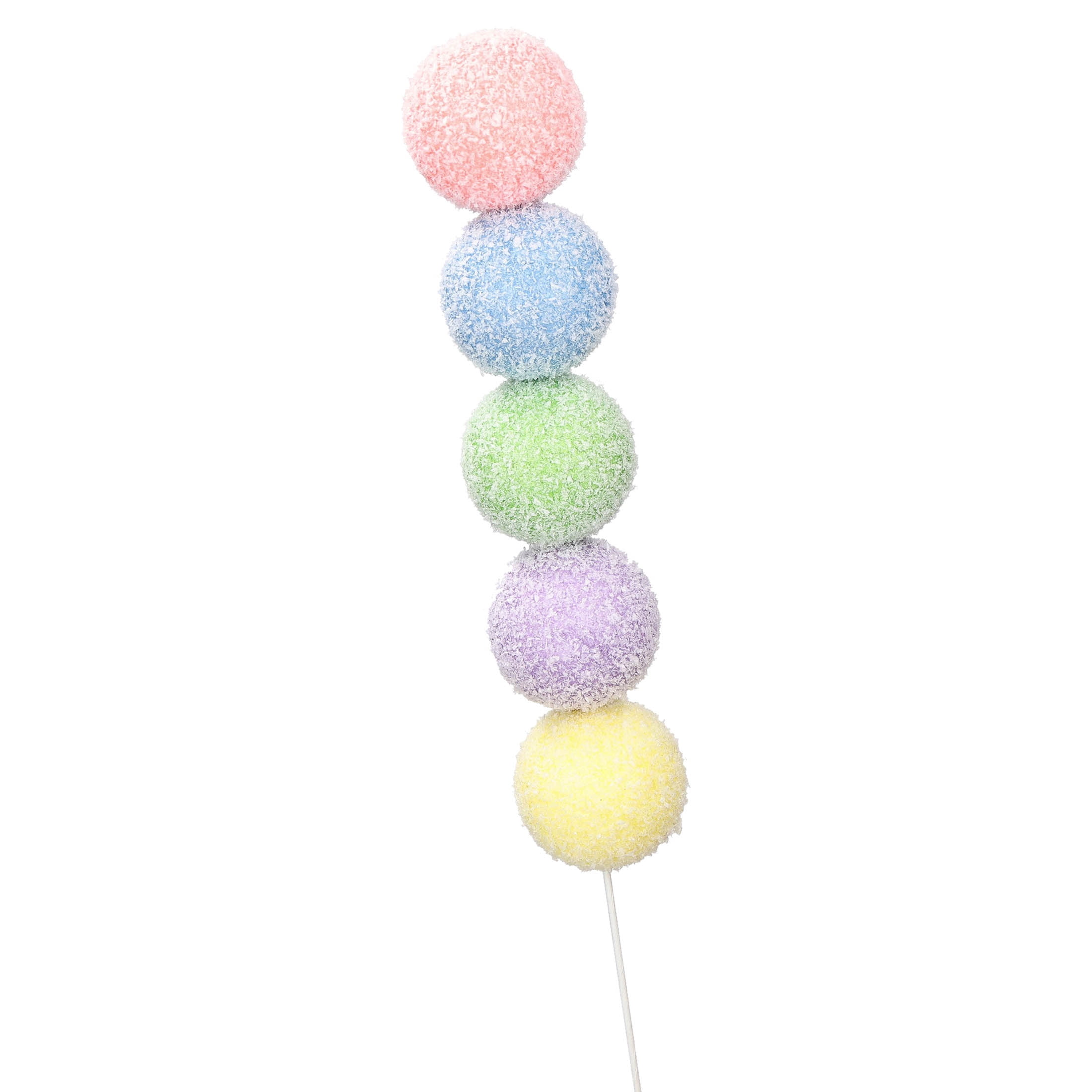 Multicolor Frosted Candy Decorative Christmas Pick, 18", by Holiday Time