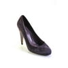 Pre-owned|Miu Miu Womens Slip On Almond Toe Tapered Heel Pumps Purple Suede Size 39 9