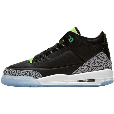 Nike Jordan Kids Shoes Air Jordan 3 Retro SE GS Electric Green DA2304-003 5 Big Kid
