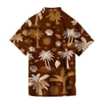 thumbnail image 5 of HAJWOH Hawaiian Shirt for Men Casual Button Down Short Sleeve Summer Beach Shirts Loose Fit Floral Print Tropical Tops, 5 of 7